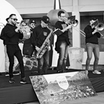 101 Brass Band, Wine and tapas fair, Plaza Europa, Puerto de la Cruz