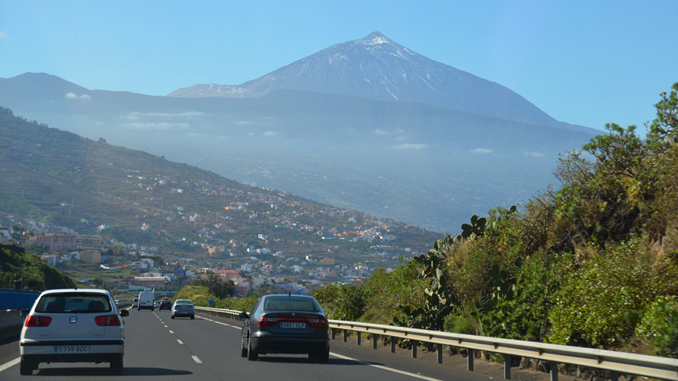 Mount Teide from the TF5, Tenerife LB
